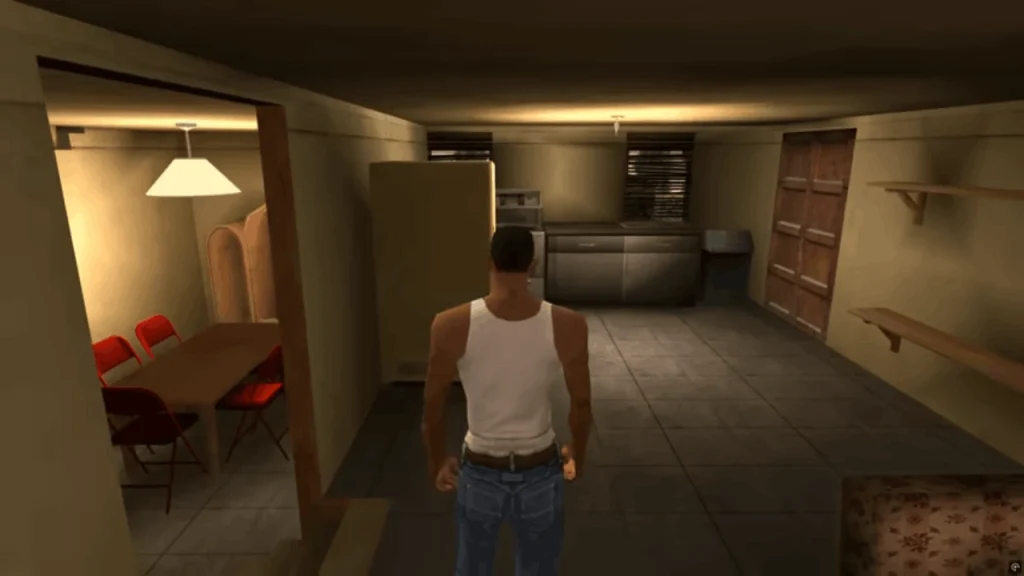 Cj wandering in the room